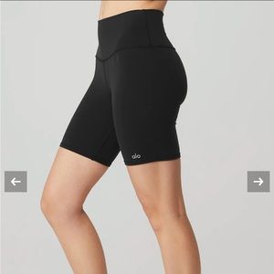 Alo Yoga Black Bike Shorts